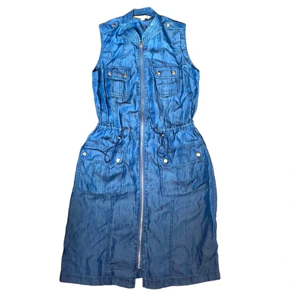 Hope & Harlow | Dresses | Hope Harlow Sleeveless Denim Dress Without Tags |  Poshmark
